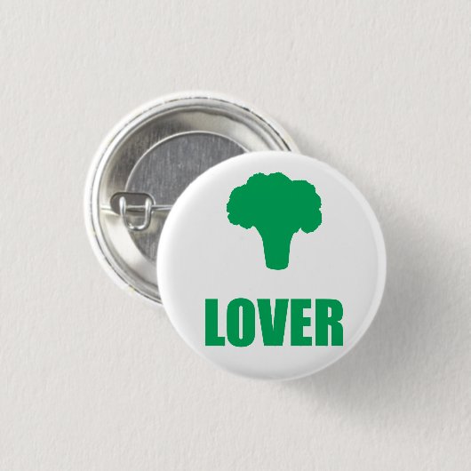 Button „Broccoli Lover " (Vorne & Hinten)