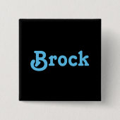 Button Brock (Vorderseite)