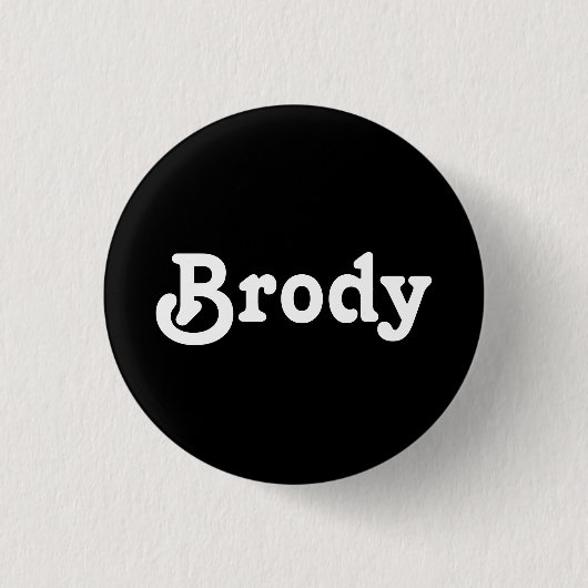 Button Brody (Vorderseite)