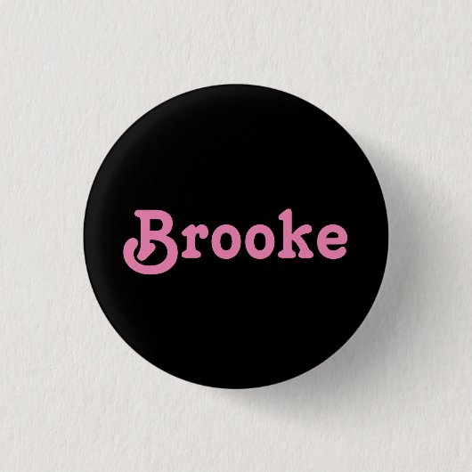 Button Brooke (Vorderseite)