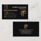 Button Builder für kreative Handyman-Tools Visitenkarte (Vorne/Hinten)