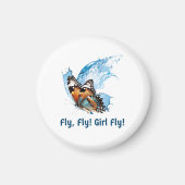 Button Butterfly Magnet (Vorne)