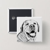 Button Button - Labrador Retriever (Vorne & Hinten)