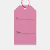 Button Candy-Geschenketiketten Geschenkanhänger (Rückseite)