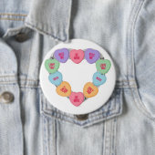 Button Candy Liebe Hearts (Beispiel)