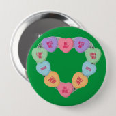 Button Candy Liebe Hearts (Vorne & Hinten)