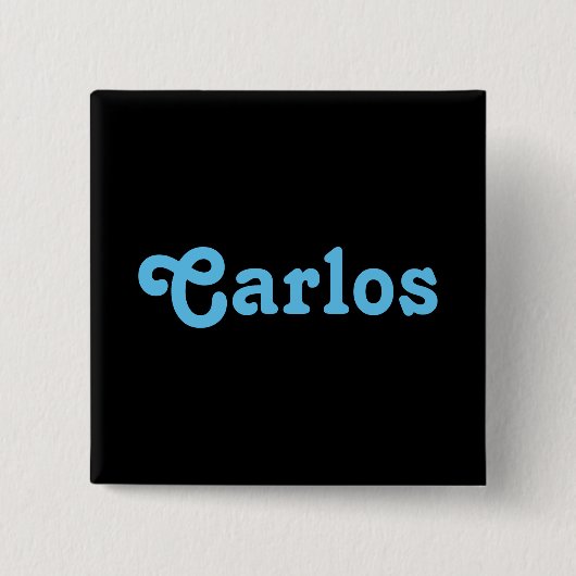 Button Carlos (Vorderseite)