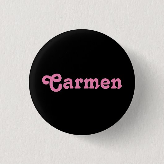 Button Carmen (Vorderseite)