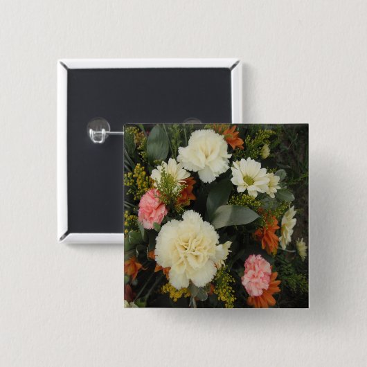 Button Carnation Bouquet (Vorne & Hinten)
