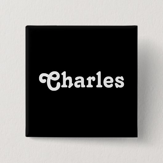 Button Charles (Vorderseite)
