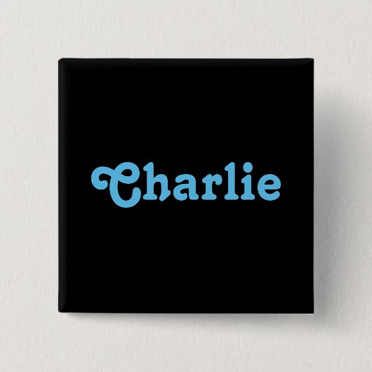 Button Charlie (Vorderseite)