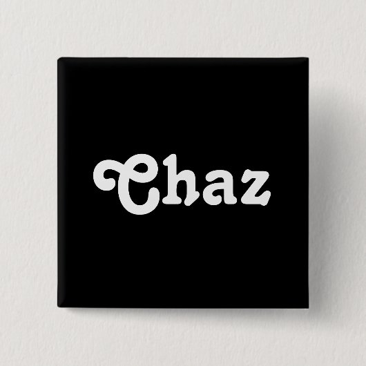 Button Chaz (Vorderseite)