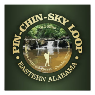 Button-Chin-Sky Loop (rd) Poster