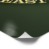 Button-Chin-Sky Loop (rd) Poster (Ecke)