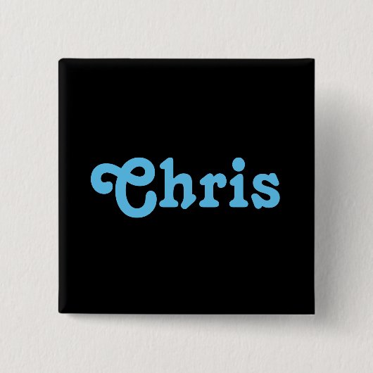 Button Chris (Vorderseite)