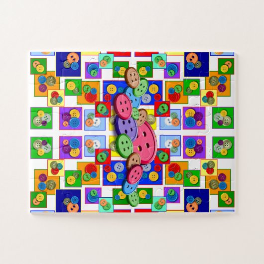 Button Collage Puzzle (Horizontal)