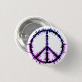 Button con símbolo de la paz. (Vorne & Hinten)