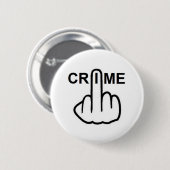Button Crime Gedreht (Vorne & Hinten)
