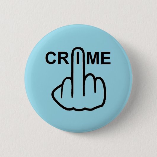 Button Crime Gedreht (Vorderseite)