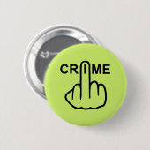 Button Crime Gedreht (Vorne & Hinten)