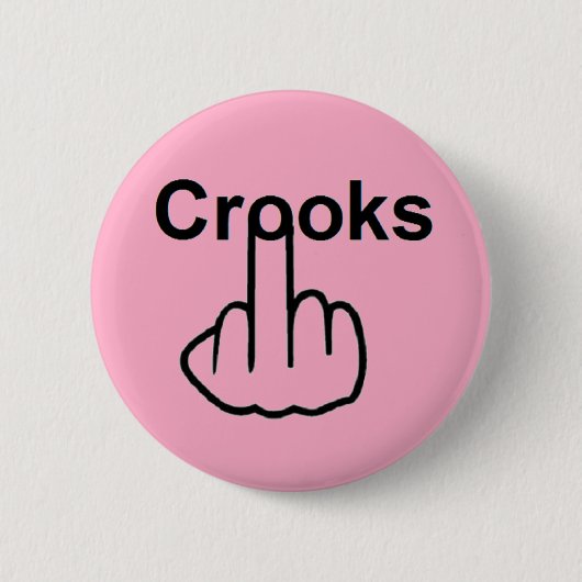 Button Crooks Gedreht (Vorderseite)