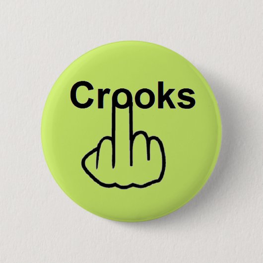 Button Crooks Gedreht (Vorderseite)
