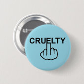 Button Cruelty Gedreht (Vorne & Hinten)