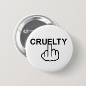 Button Cruelty Gedreht (Vorne & Hinten)