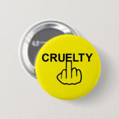 Button Cruelty Gedreht (Vorne & Hinten)