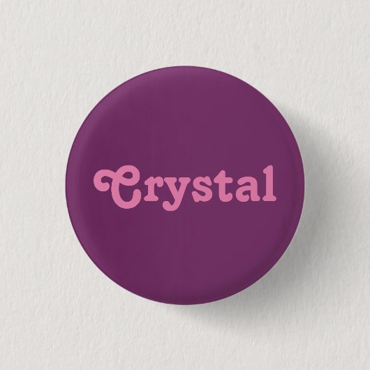 Button Crystal (Vorderseite)