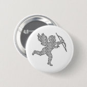 Button Cupid Silver (Vorne & Hinten)