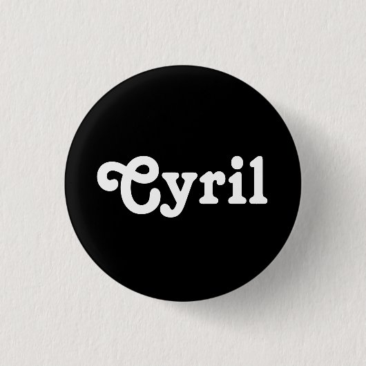Button Cyril (Vorderseite)