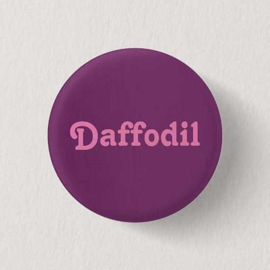 Button Daffodil (Vorderseite)