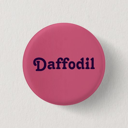 Button Daffodil (Vorderseite)