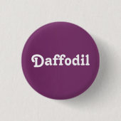 Button Daffodil (Vorderseite)