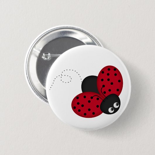 Button Dame Bug Luck (Vorne & Hinten)