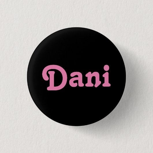 Button Dani (Vorderseite)