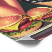 Button der amerikanischen GRILLEN Poster (Ecke)