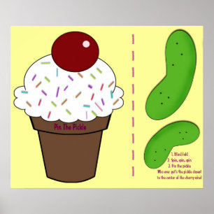 Button der Babydusche Poster