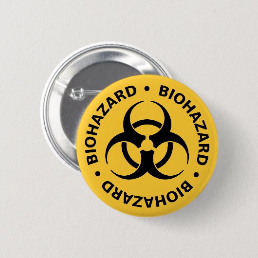 Button der Biogefährdung-Warntaste (Vorne & Hinten)