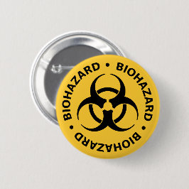 Button der Biogefährdung-Warntaste