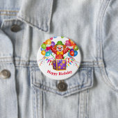 Button der Birthday Clown Button (Beispiel)