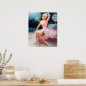 Button der Bushaltestelle Poster (Küche)