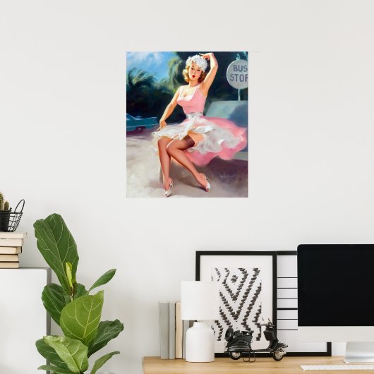 Button der Bushaltestelle Poster (Heimbüro)