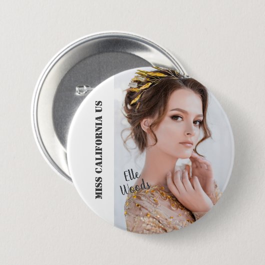 Button der Druckknopftaste - Hintergrund des Fotos (Vorne & Hinten)