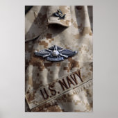 Button der Flotteneinsatzkommandos Poster (Vorne)