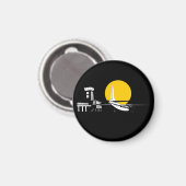 Button der Kontrolle Magnet (Vorderseite/Rückseite)