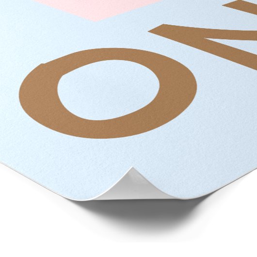 Button Der Schwanz auf der Sonnenseite Poster (Ecke)