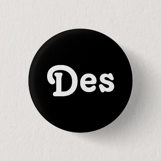 Button Des (Vorderseite)