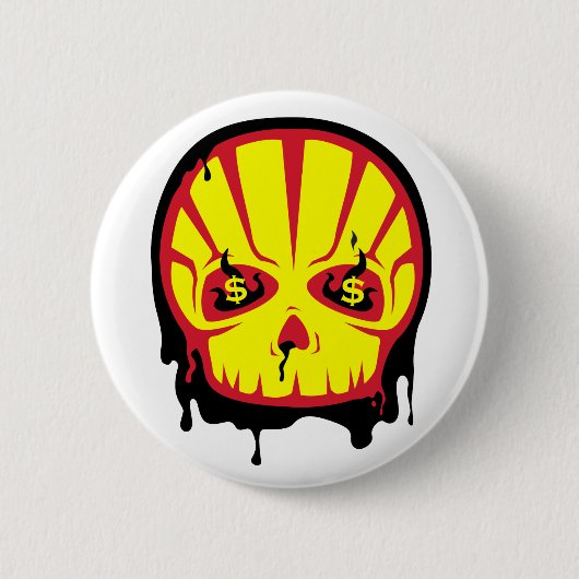 Button des Boykotts $hell (Vorderseite)